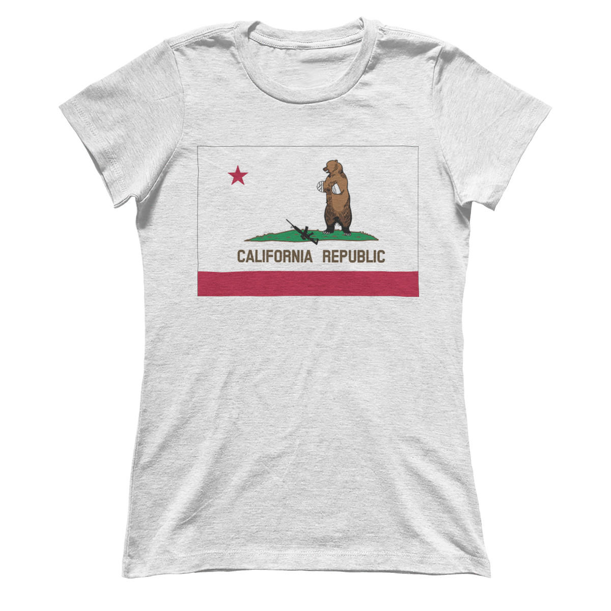 California Bear Arms - White (Ladies)