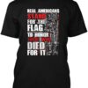 Real Americans Stand For The Flag