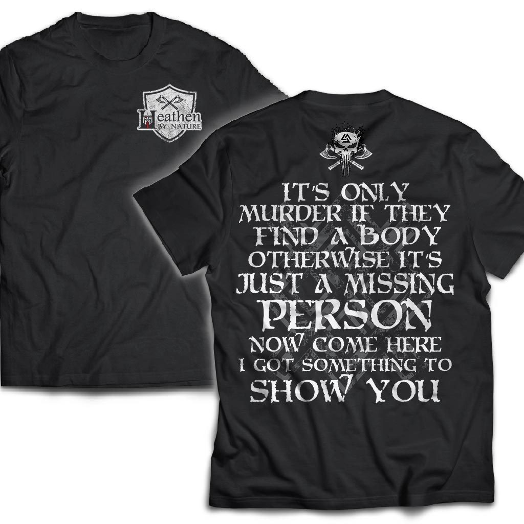 American made, Double sided T-shirt, It's only murder