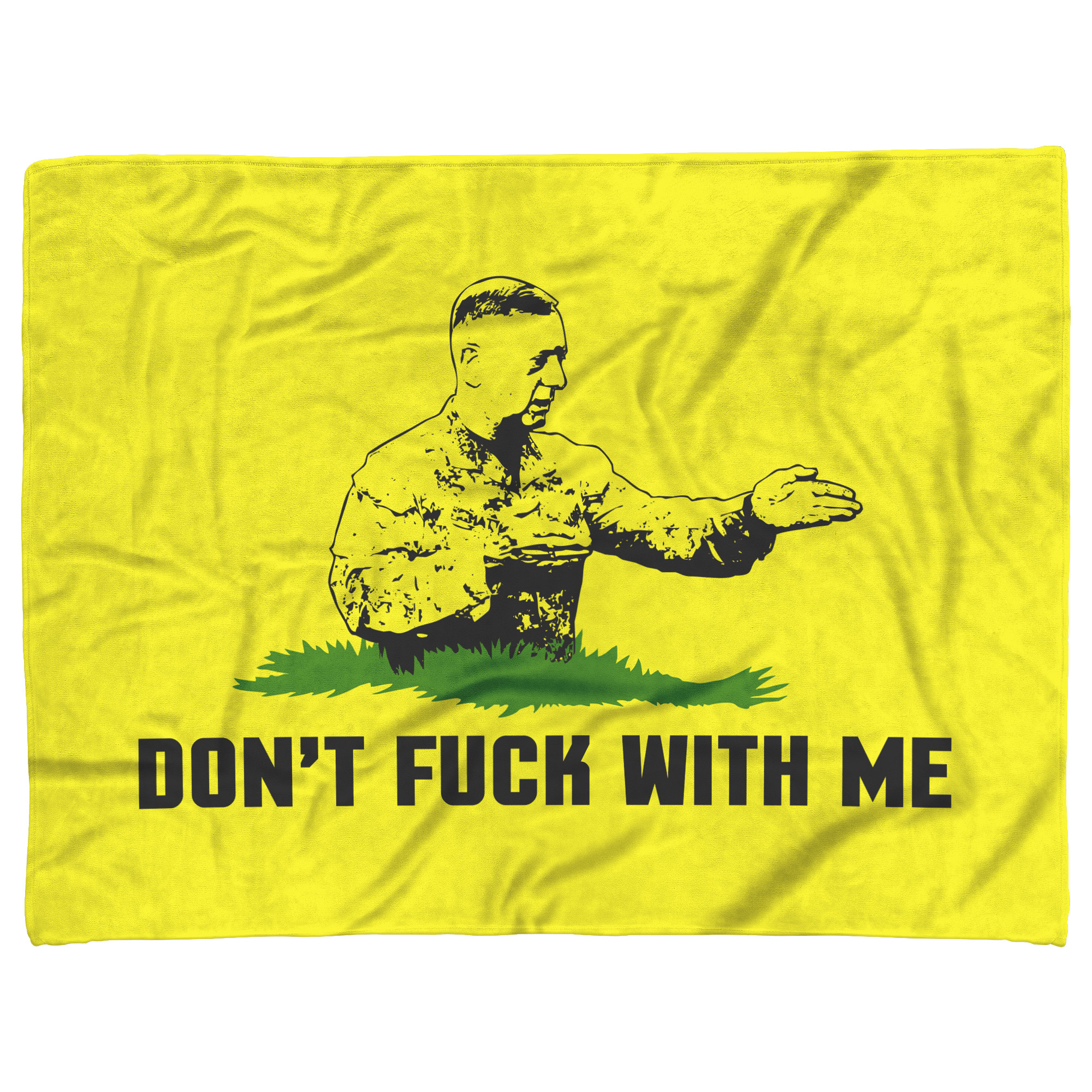 Don't F** With Me Fleece Blanket