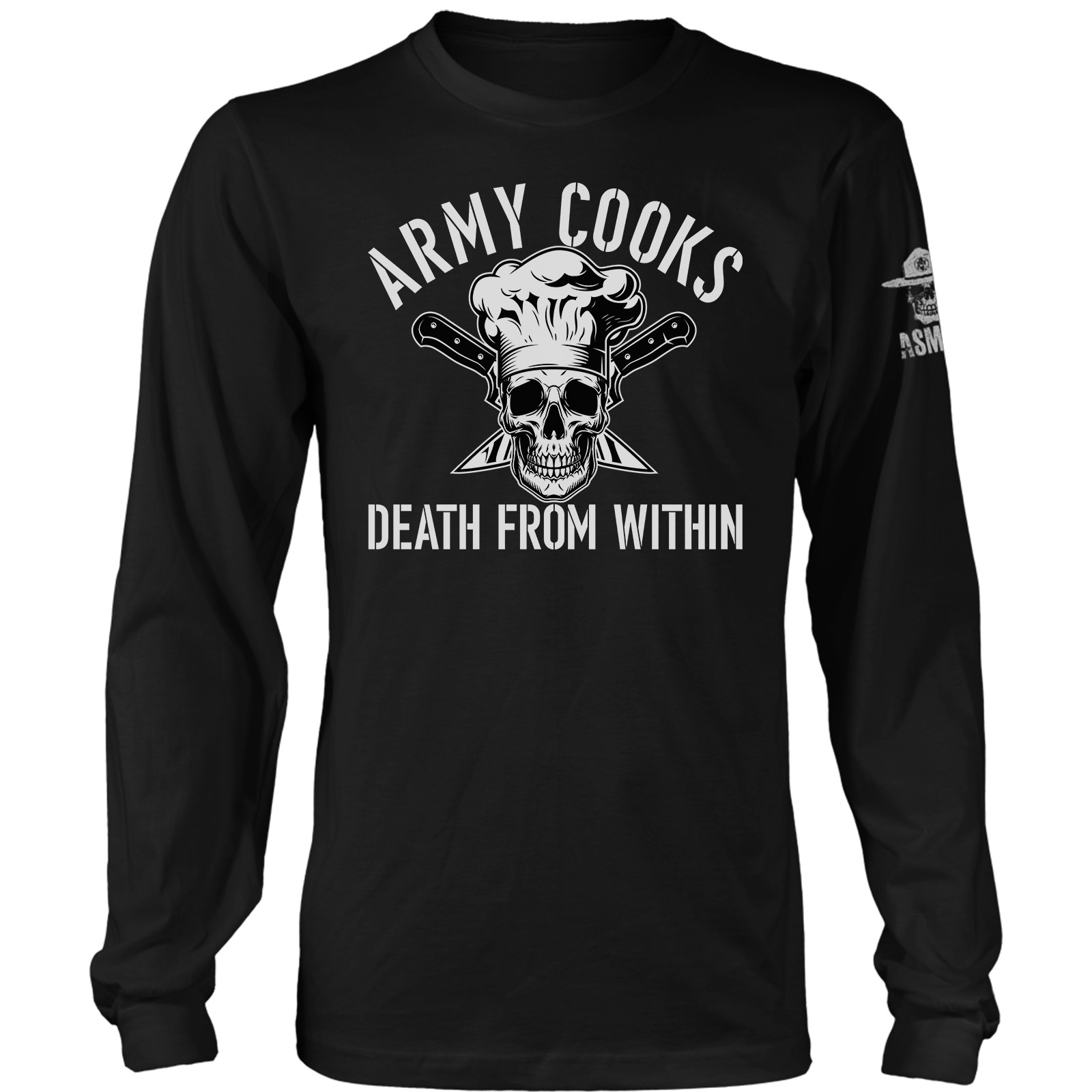 Army-Cooks_LONG-SLEEVES-BLACK