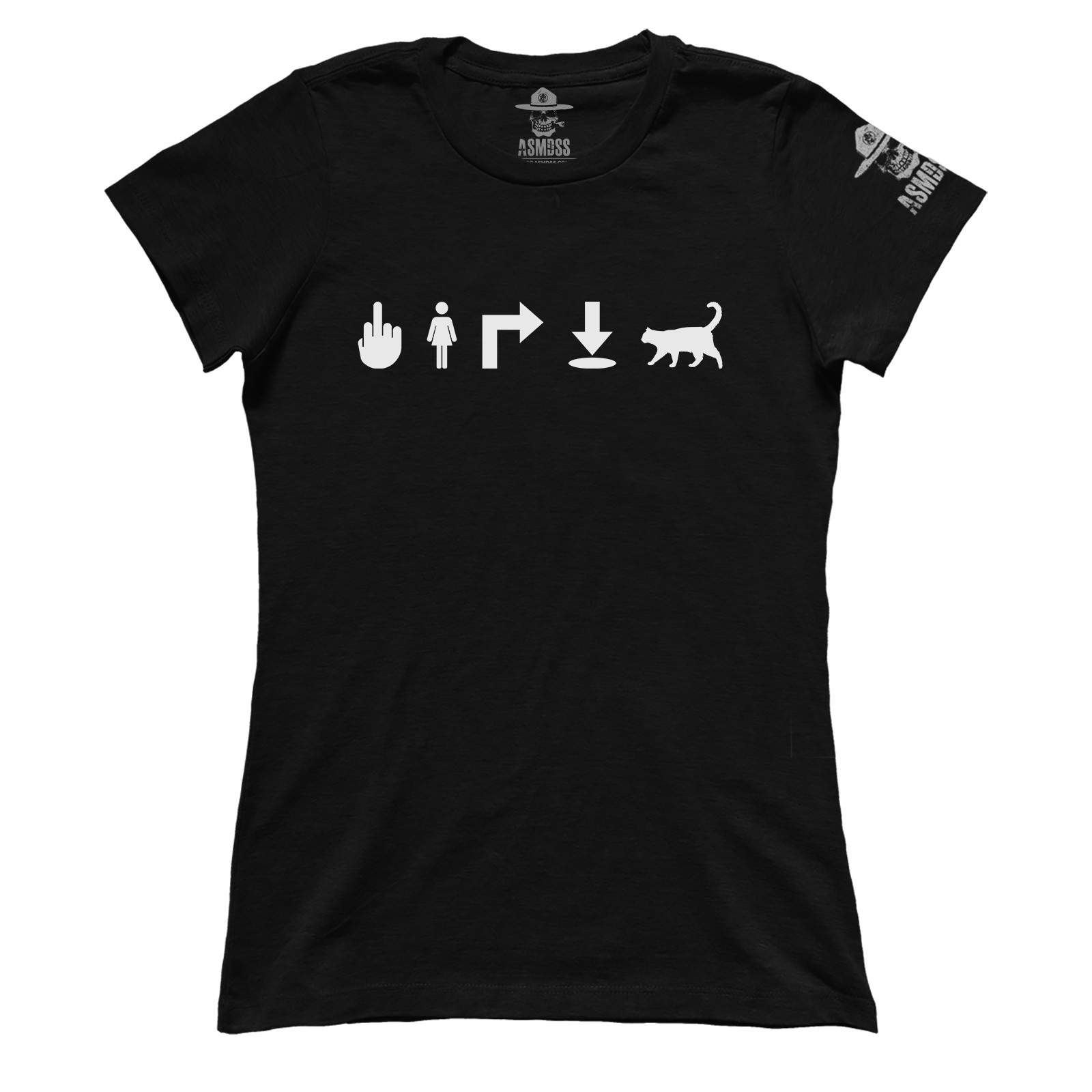 FHRITP-_GIRLS-TEES-BLACK