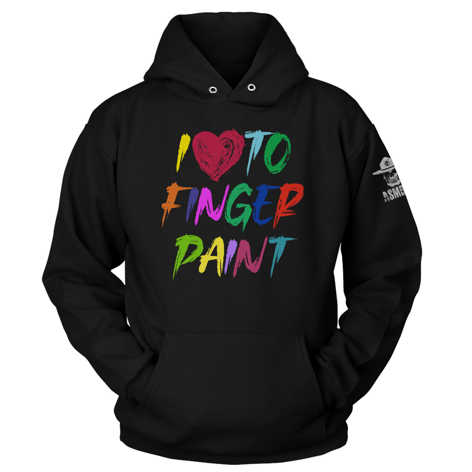 I-love-to-finger-paint-_HOODIES-BLACK