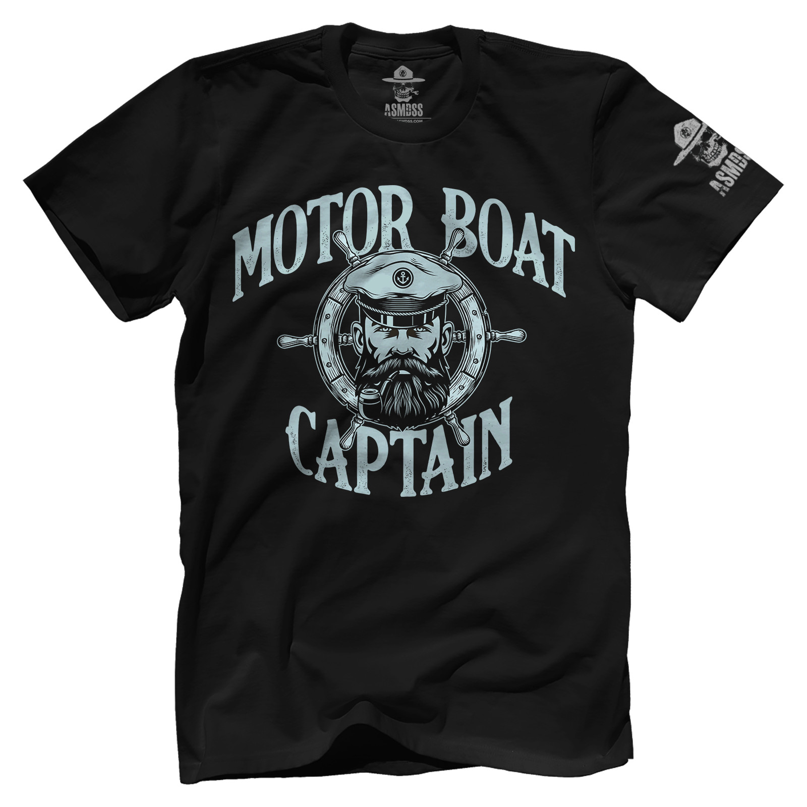 Motorboat-Captain_MENS-TEES-BLACK