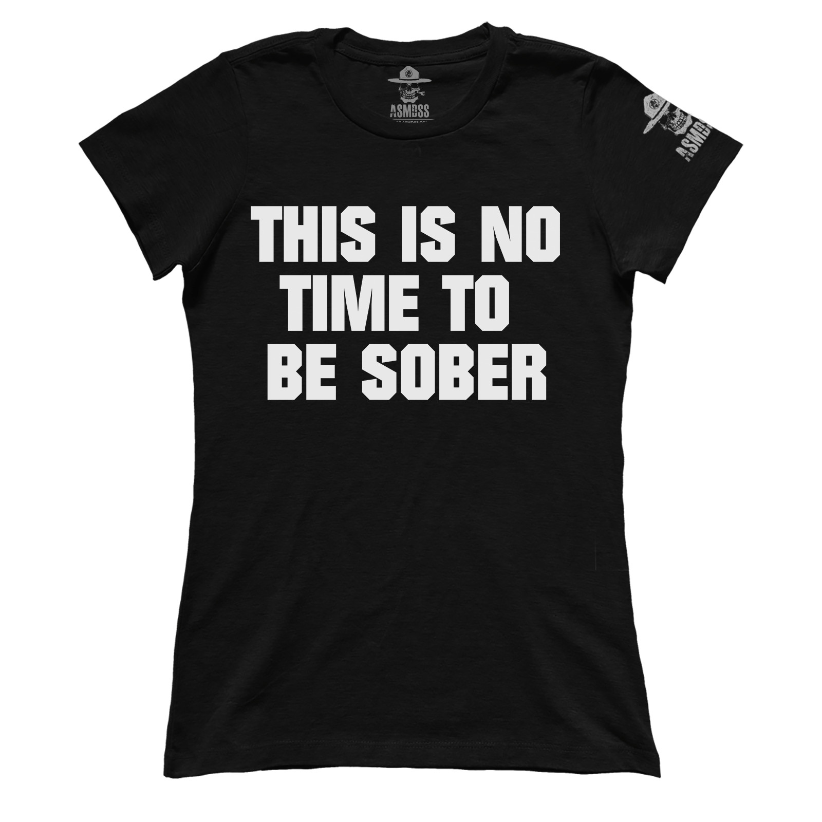 This-is-no-time-to-be-sober_GIRLS-TEES-BLACK