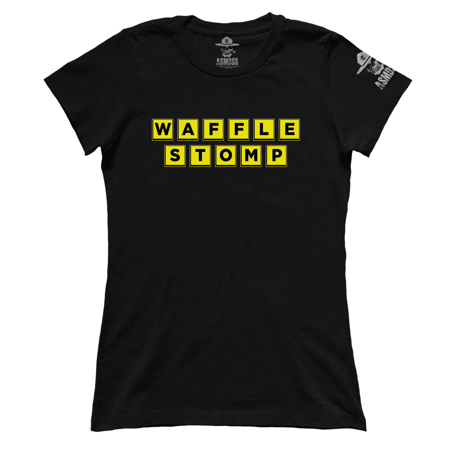 waffle-stomp_GIRLS-TEES-BLACK